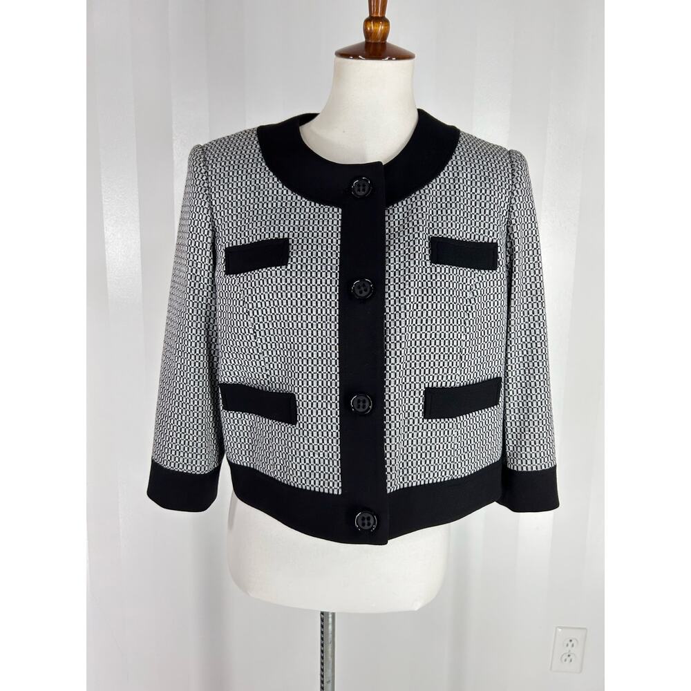 ISABEL & NINA Women’s Black/White Jacket Sz 14